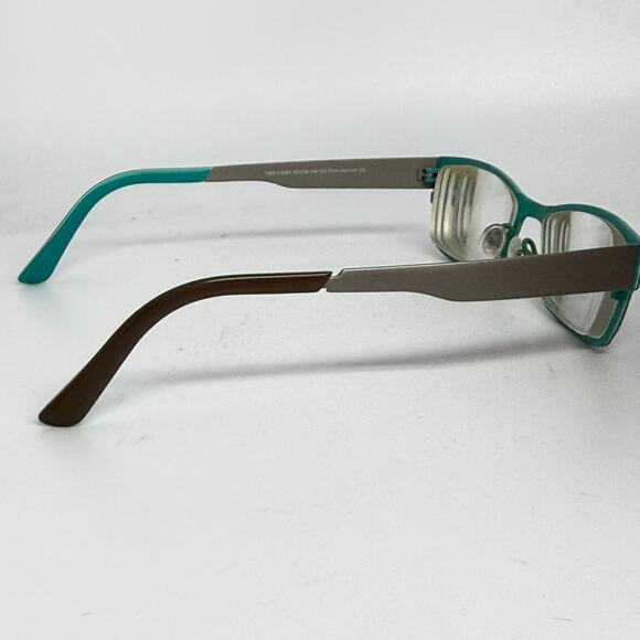 PRODESIGN DENMARK 1393 c.5031 Brown Teal EYEGLASSES FRAME 50-16-140 20518 - Picture 4 of 7